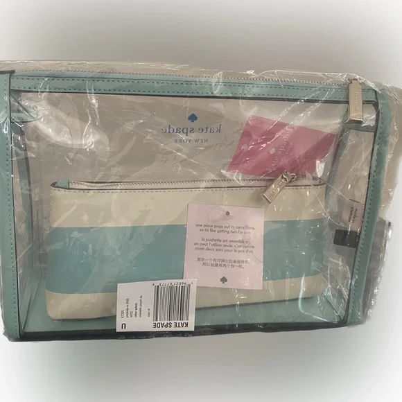 NWT ♠️ Kate Spade ♠️ Pool Float Makeup Bag Duo - Picture 4 of 4